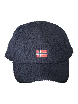 "Verstellbarer Navy Schirmhut mit Stickerei & Riemen"