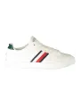 "Tommy Hilfiger Sneakers im Sale | Grüne Kontrast-Sneaker mit Aufdruck und Logo online kaufen"|Planet-Deluxe