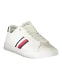 "Tommy Hilfiger Sneakers im Sale | Grüne Kontrast-Sneaker mit Aufdruck und Logo online kaufen"|Planet-Deluxe