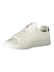 "Tommy Hilfiger Sneakers im Sale | Grüne Kontrast-Sneaker mit Aufdruck und Logo online kaufen"|Planet-Deluxe