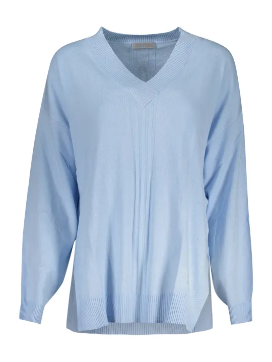 "GUESS JEANS Blusen im Sale | GUESS JEANS DAMENBLAUER PULLOVER online kaufen"|Planet-Deluxe