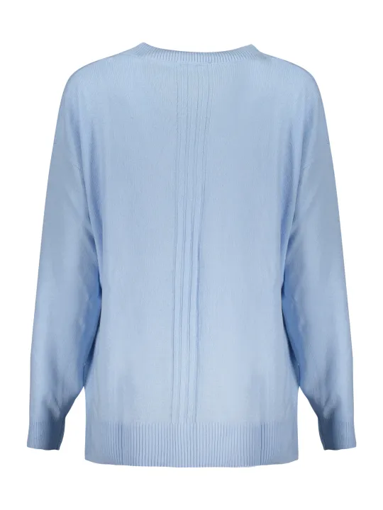 "GUESS JEANS Blusen im Sale | GUESS JEANS DAMENBLAUER PULLOVER online kaufen"|Planet-Deluxe