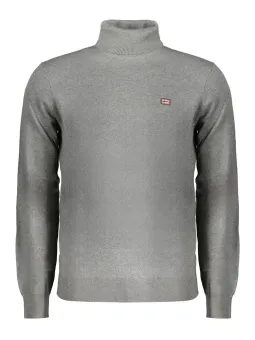 "Eleganter Rollkragenpullover mit Norway 1963 Stickerei"