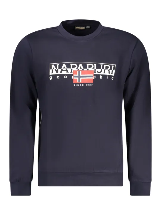 "Napapijri Sweatshirts im Sale | Logo Sweatshirt Langarm Regular Fit Fleece Rundhals Aufdruck  online kaufen"|Planet-Deluxe