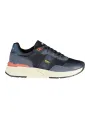 "Blauer Sneakers im Sale | Blauer Sneakers mit Kontrastdetails und Logo Applikation online kaufen"|Planet-Deluxe