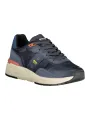 "Blauer Sneakers im Sale | Blauer Sneakers mit Kontrastdetails und Logo Applikation online kaufen"|Planet-Deluxe