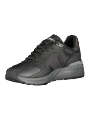 "Blauer Sneakers im Sale | Blauer Kontrast-Sneaker mit Applikationen und Logo online kaufen"|Planet-Deluxe