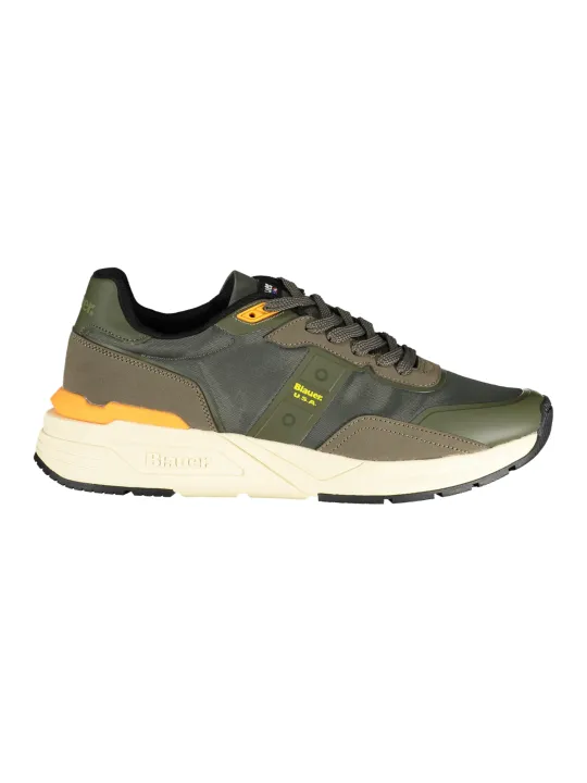 "Blauer Sneakers im Sale | Laufschuhe mit Kontrastdetails und Logo online kaufen"|Planet-Deluxe
