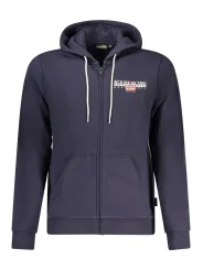 "Napapijri Sweatshirts im Sale | Kapuzen-Sweatshirt Fleece Regular Fit mit Taschen und Logoaufdruck online kaufen"|Planet-Deluxe
