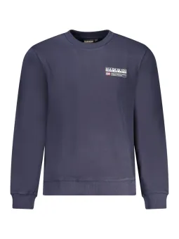 "Napapijri Sweatshirt: Regular Fit, Logo, Rundhals-Fleece"