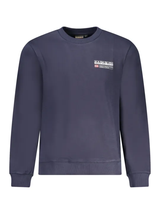 "Napapijri Sweatshirts im Sale | Sweatshirt Langarm Regular Fleece Rundhals Logoaufdruck online kaufen"|Planet-Deluxe