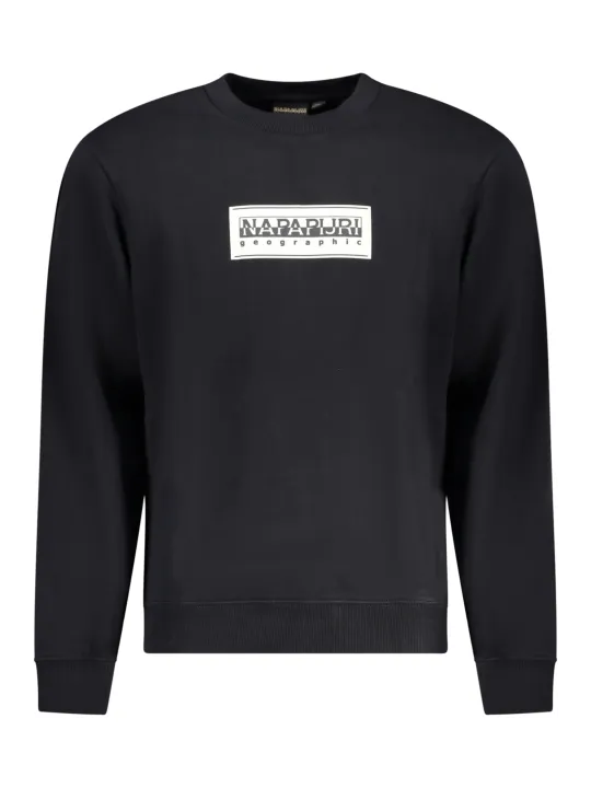"Napapijri Sweatshirts im Sale | Logo Rundhals Fleece Sweatshirt Entspannte Passform Langarm online kaufen"|Planet-Deluxe