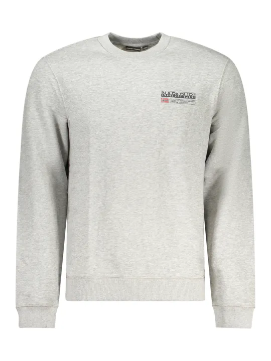 "Napapijri Sweatshirts im Sale | Logo Fleece Sweatshirt Langarm Regular Fit Rundhals online kaufen"|Planet-Deluxe