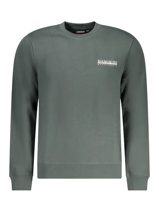 "Napapijri Sweatshirts im Sale | Langarm Sweatshirt Fleece Regular Fit Rundhals Logodruck online kaufen"|Planet-Deluxe