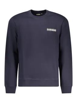 "Napapijri Sweatshirt: Regular Fit, Fleece, Rundhals, Logo"