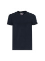 Schwarzes Baumwoll-T-Shirt mit Logo