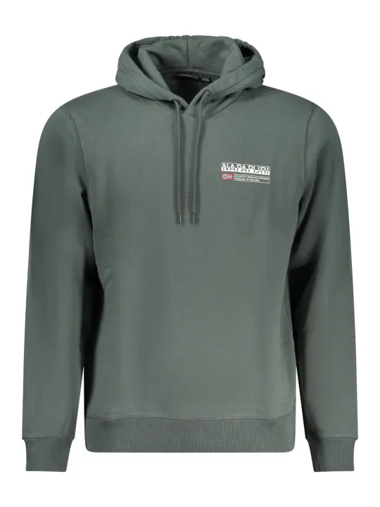 "Napapijri Sweatshirts im Sale | Kapuzen-Sweatshirt Regular Fit Fleece mit Print Logo online kaufen"|Planet-Deluxe