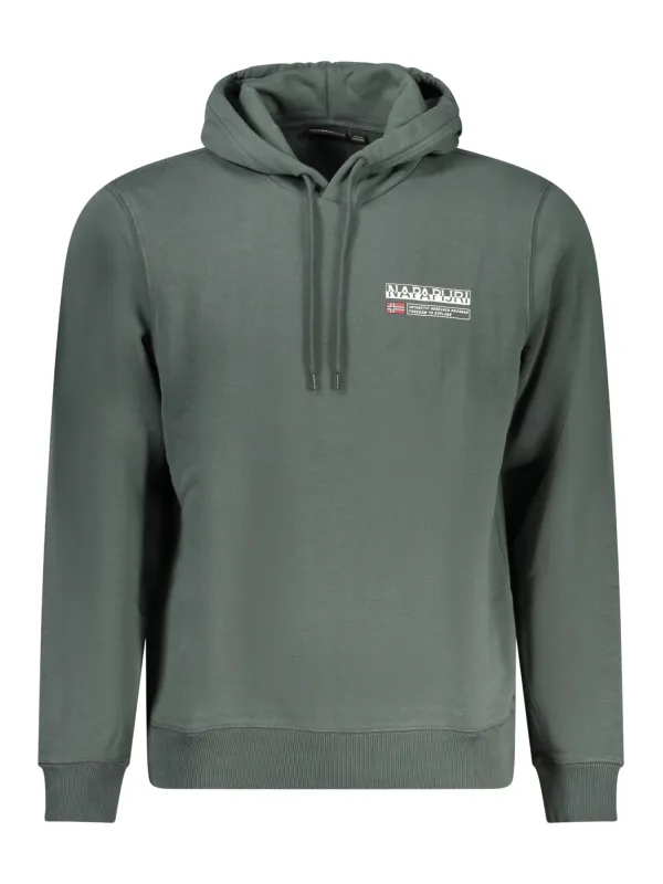 "Napapijri Sweatshirts im Sale | Kapuzen-Sweatshirt Regular Fit Fleece mit Print Logo online kaufen"|Planet-Deluxe