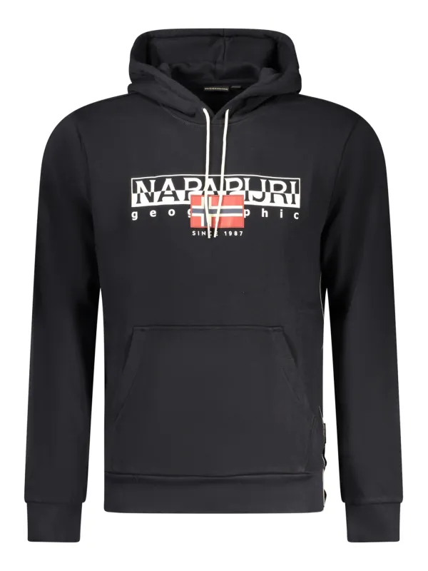 "Regular Fit Kapuzensweatshirt mit Kontrastdetails – Fleece"