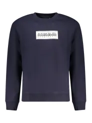 "Napapijri Sweatshirts im Sale | Logo Fleece Langarmshirt Entspannt Rundhals online kaufen"|Planet-Deluxe