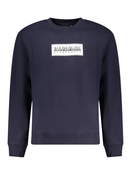 "Napapijri Sweatshirts im Sale | Logo Fleece Langarmshirt Entspannt Rundhals online kaufen"|Planet-Deluxe