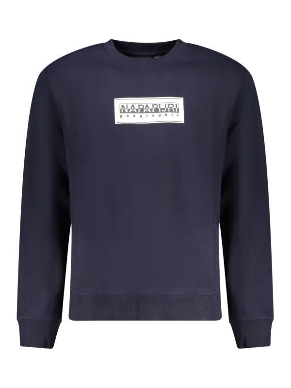 "Napapijri Sweatshirts im Sale | Logo Fleece Langarmshirt Entspannt Rundhals online kaufen"|Planet-Deluxe