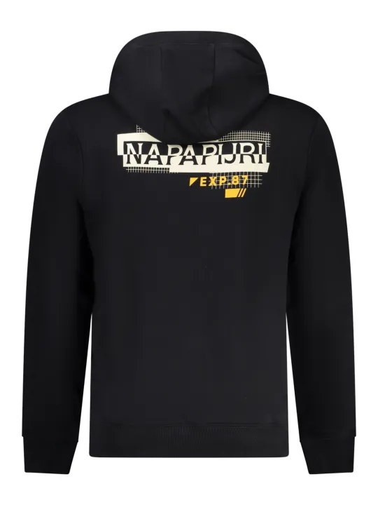 "Napapijri Sweatshirts im Sale | Kapuzen-Sweatshirt Regular Fit mit Tasche und Logo-Aufdruck online kaufen"|Planet-Deluxe