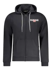 "Napapijri Sweatshirts im Sale | Kapuzen-Fleece-Sweatshirt mit Reißverschluss und Logodruck online kaufen"|Planet-Deluxe