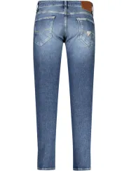 "GUESS JEANS Jeans im Sale | Nachhaltige Röhrenjeans mit Waschung und Logo online kaufen"|Planet-Deluxe