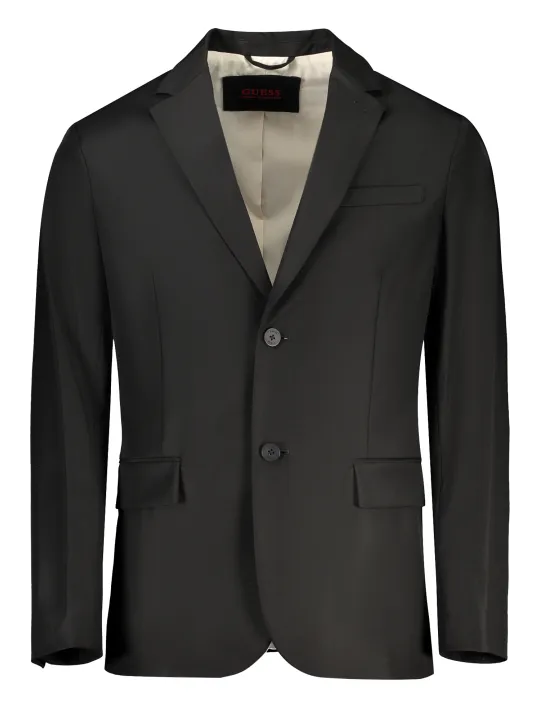 "GUESS JEANS Jacken im Sale | GUESS JEANS KLASSISCHE SCHWARZE HERRENJACKE online kaufen"|Planet-Deluxe