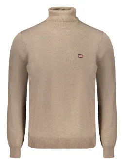 "Eleganter Rollkragenpullover mit Norway-Logo-Stickerei"