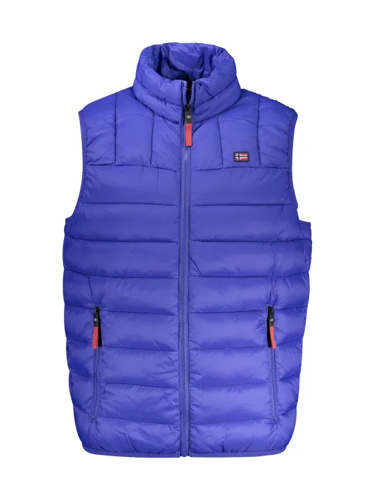 "NORWAY 1963 Jacken im Sale | Kontrastreiche ärmellose Jacke mit Taschen und Logo online kaufen"|Planet-Deluxe