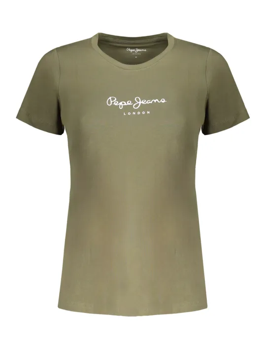 "Pepe Jeans Startseite im Sale | PEPE JEANS DAMEN KURZARM T-SHIRT GRÜN online kaufen"|Planet-Deluxe