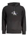 "Calvin Klein Sweatshirts im Sale | Kapuzensweatshirt aus Bio-Baumwolle mit Druck und Tasche online kaufen"|Planet-Deluxe