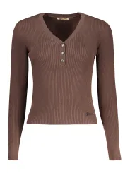 "GUESS JEANS Startseite im Sale | GUESS JEANS BRAUNER DAMENPULLOVER online kaufen"|Planet-Deluxe