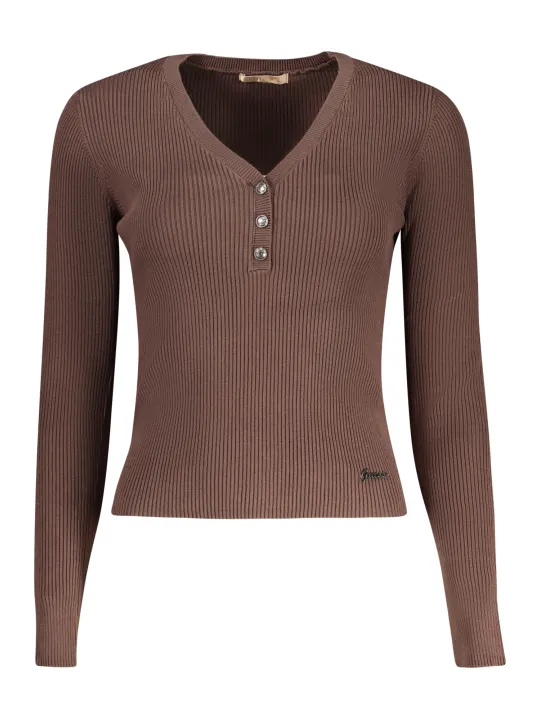 "GUESS JEANS Startseite im Sale | GUESS JEANS BRAUNER DAMENPULLOVER online kaufen"|Planet-Deluxe