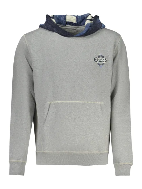 "GUESS JEANS Sweatshirts im Sale | Kapuzensweatshirt mit Tasche und Logo Print online kaufen"|Planet-Deluxe