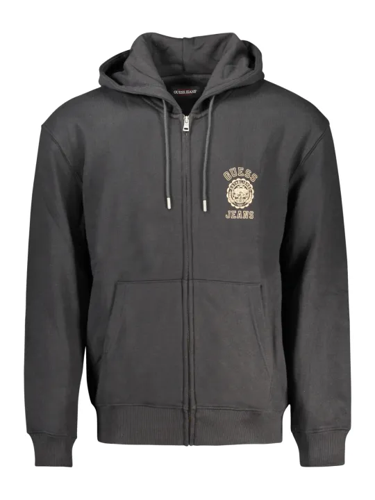 "GUESS JEANS Startseite im Sale | GUESS JEANS HERREN SWEATSHIRT MIT ZIP-UP SCHWARZ online kaufen"|Planet-Deluxe