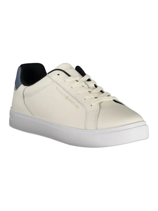 "Tommy Hilfiger Sneakers im Sale | Blauer Schnürsportschuh mit Print und Logo online kaufen"|Planet-Deluxe