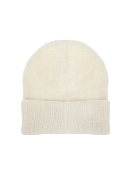 Braun gestrickte Beanie ohne Umschlag