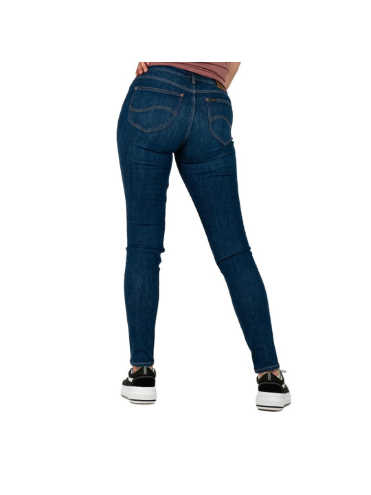 Dunkle blaue Damen Skinny-Jeans