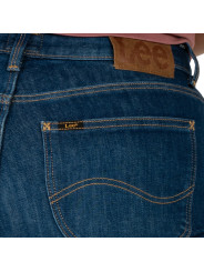 Dunkle Lee Jeans mit Waschung