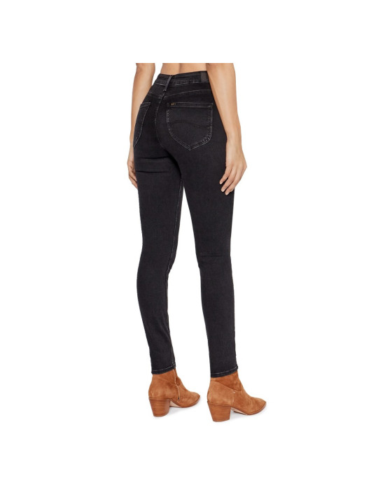 Schwarze Damen Skinny High Waist Jeans
