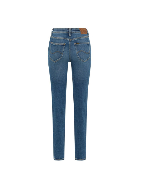 Blaue Lee Jeans, Rückansicht