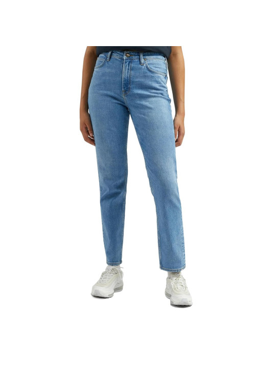 Blaue Lee Jeans gerades Bein