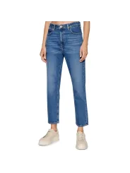 Blaue Damen Straight Leg Jeans