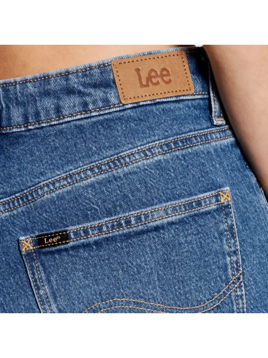 Blaue Lee Straight-Leg Jeans für Herren