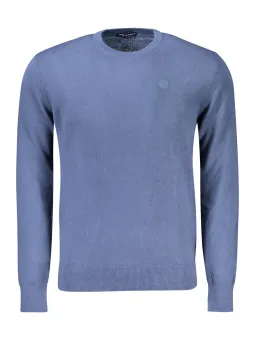 "North Sails Pullover Blau – Stilvoll mit Logo-Applikation"
