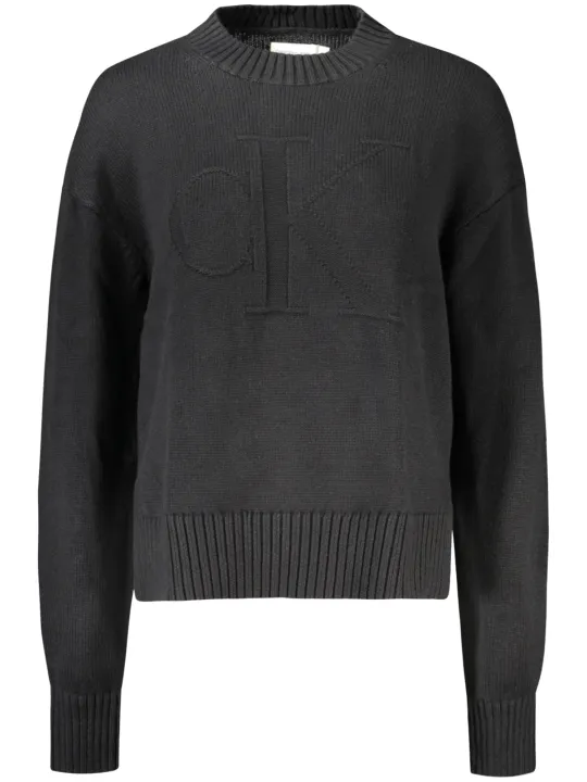 "Calvin Klein Startseite im Sale | CALVIN KLEIN SCHWARZER PULLOVER FÜR DAMEN online kaufen"|Planet-Deluxe