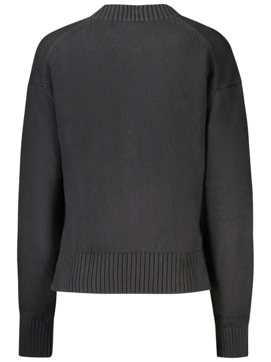 "Calvin Klein Startseite im Sale | CALVIN KLEIN SCHWARZER PULLOVER FÜR DAMEN online kaufen"|Planet-Deluxe